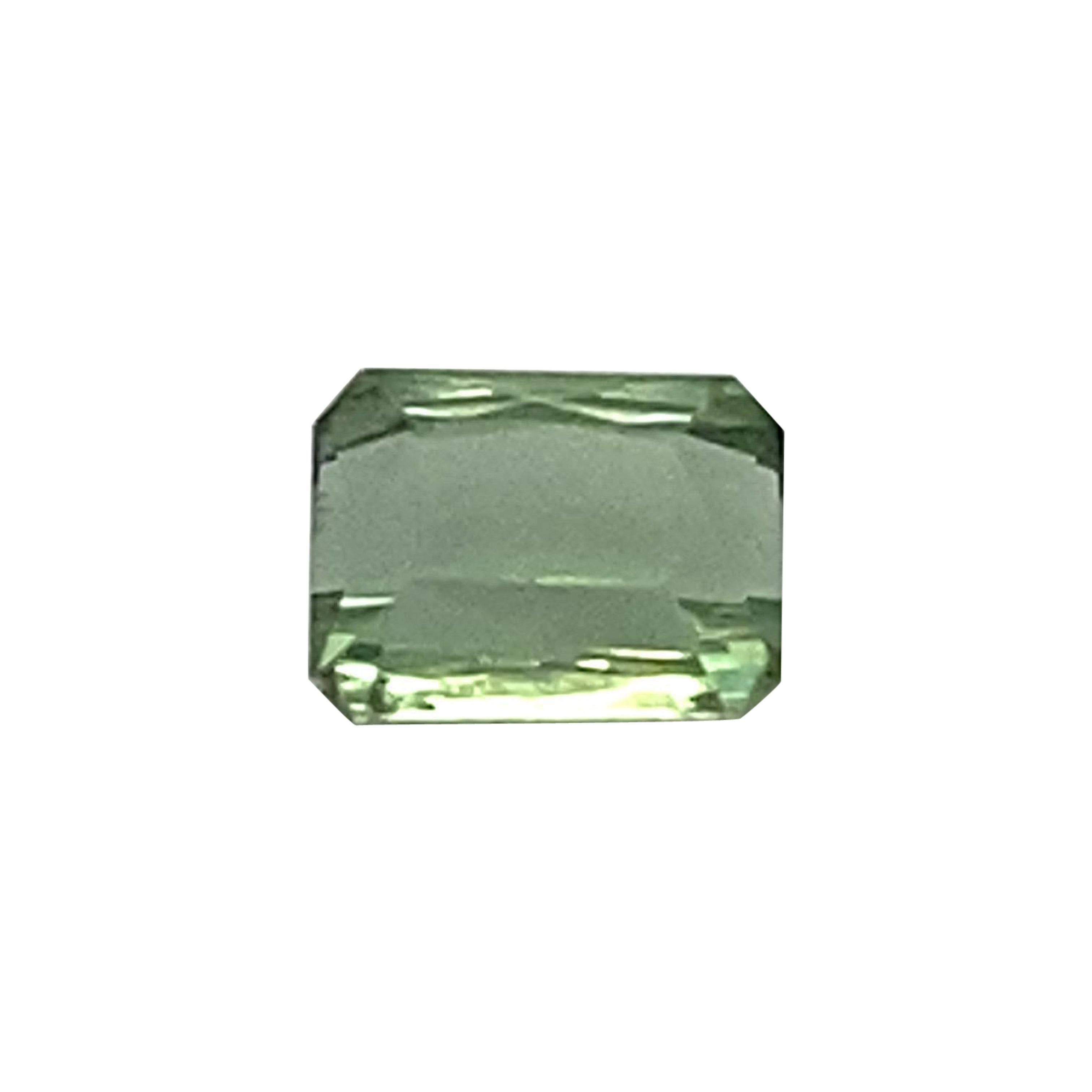 2.00 Carat Cushion Cut Green Tourmaline Loose Gemstone