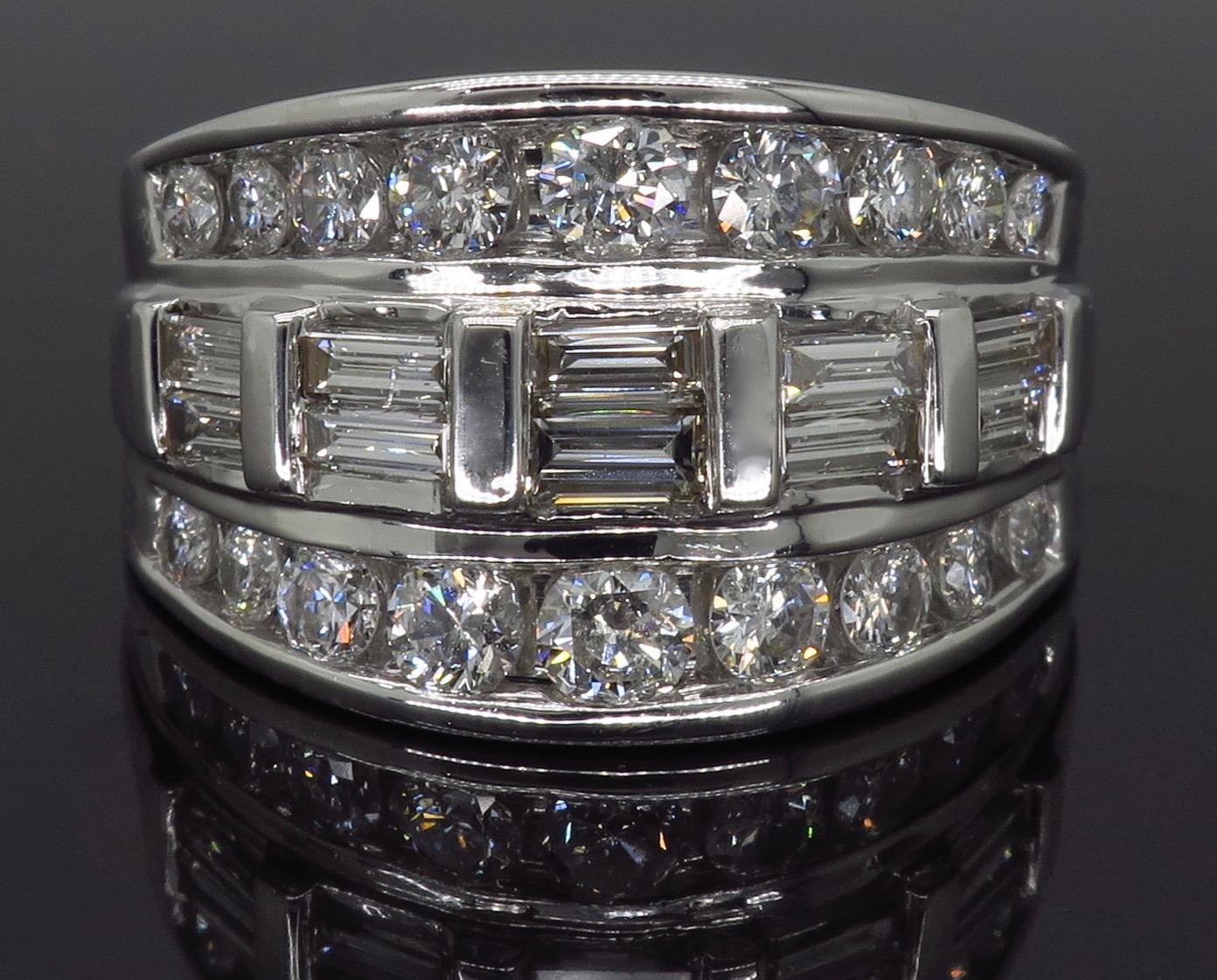 2.00 Carat Diamond Band Ring In Excellent Condition In Webster, NY