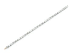 2.00 Carat Diamond Bezel-Set Tennis Bracelet