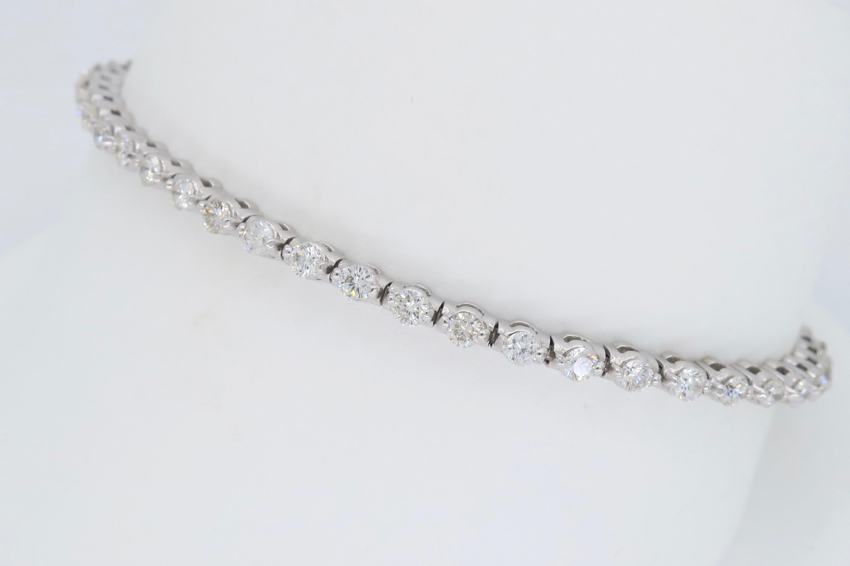 2.00 Carat Diamond Line Bracelet 1