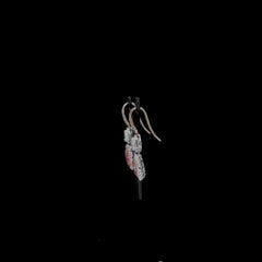 2.00 Karat Fancy Pink Diamond Ohrringe AGL zertifiziert