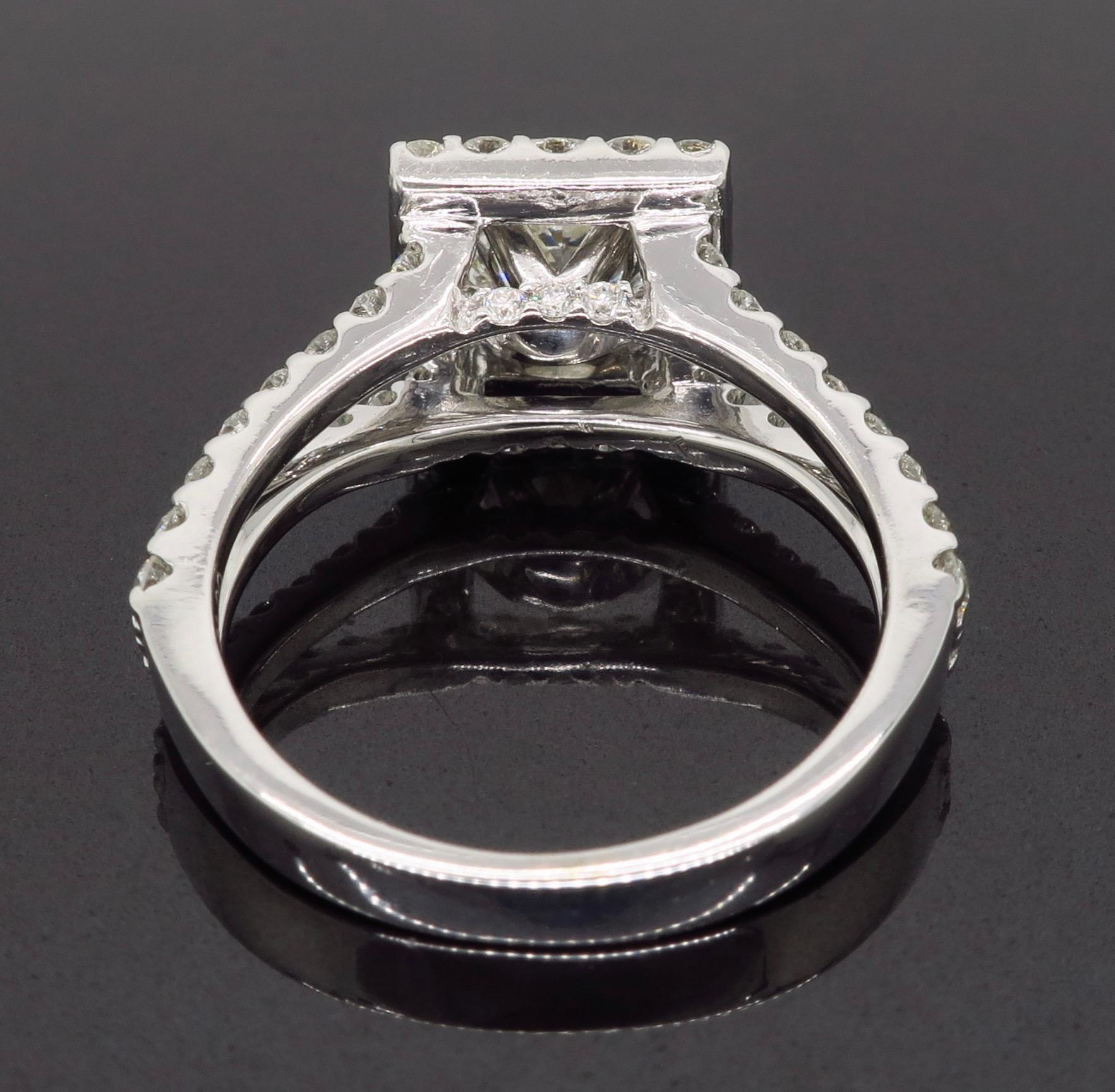 2.00 Carat Halo Diamond Engagement Ring 1