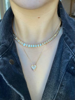 2.00 Carat Heart Shape Diamond Necklace