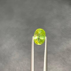 2.00 Carat Loose Natural Sphene Stone Oval Shaped Madagascar's Gemstone