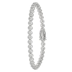 2.00 Carat Natural Diamond Bracelet G SI 14 Karat White Gold