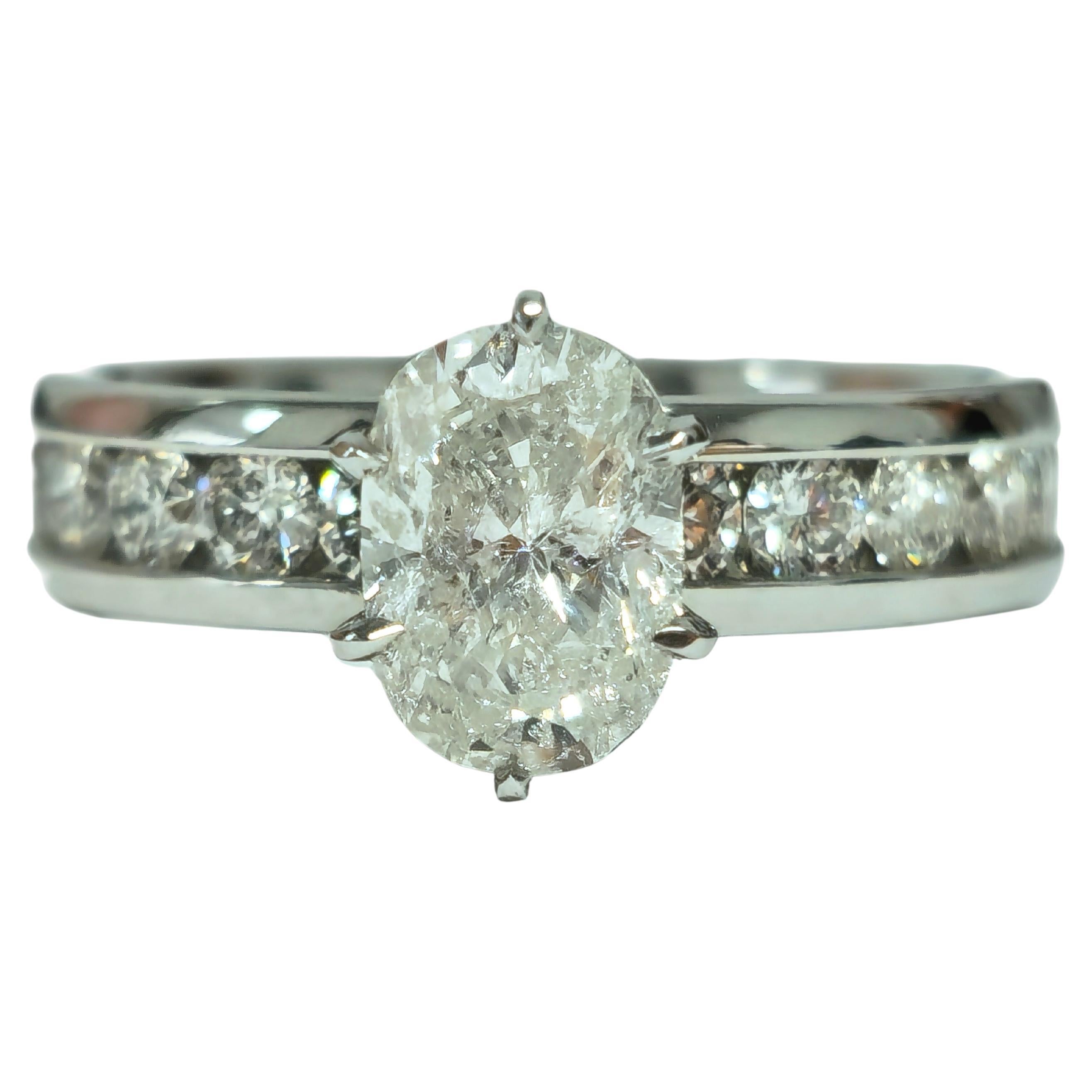 2.00 Carat Natural Diamond Engagement Ring
