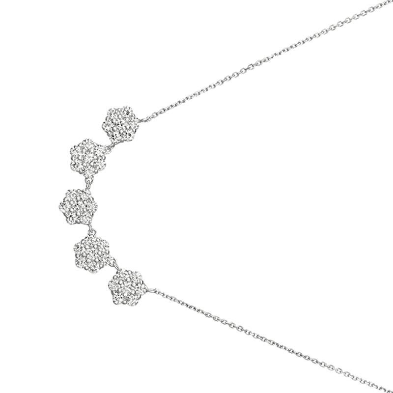 2.00 Carat Natural Diamond Flower Pendant Necklace 14K White Gold

100% Natural Diamonds, Not Enhanced in any way Round Cut Diamond Necklace with 18'' chain
2.00CT
G-H
SI
14K White Gold Pave style 3.9 gram
5/16 inch in height, 1 5/8 inch in width
35