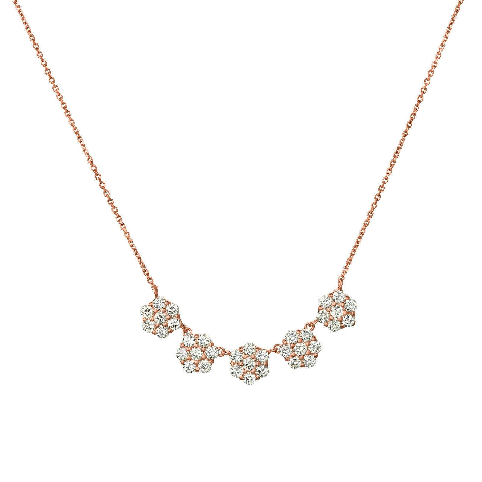 2.00 Carat Natural Diamond Flower Pendant Necklace 14K Yellow Gold

    100% Natural Diamonds, Not Enhanced in any way Round Cut Diamond Necklace with 18'' chain  
    2.00CT
    G-H 
    SI  
    14K Yellow Gold   Pave style  3.9 gram
    5/16 inch