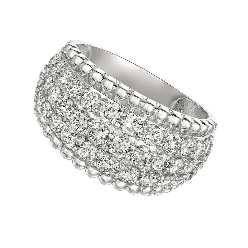For Sale:  2.00 Carat Natural Diamond Ring G SI 14 Karat White Gold 4