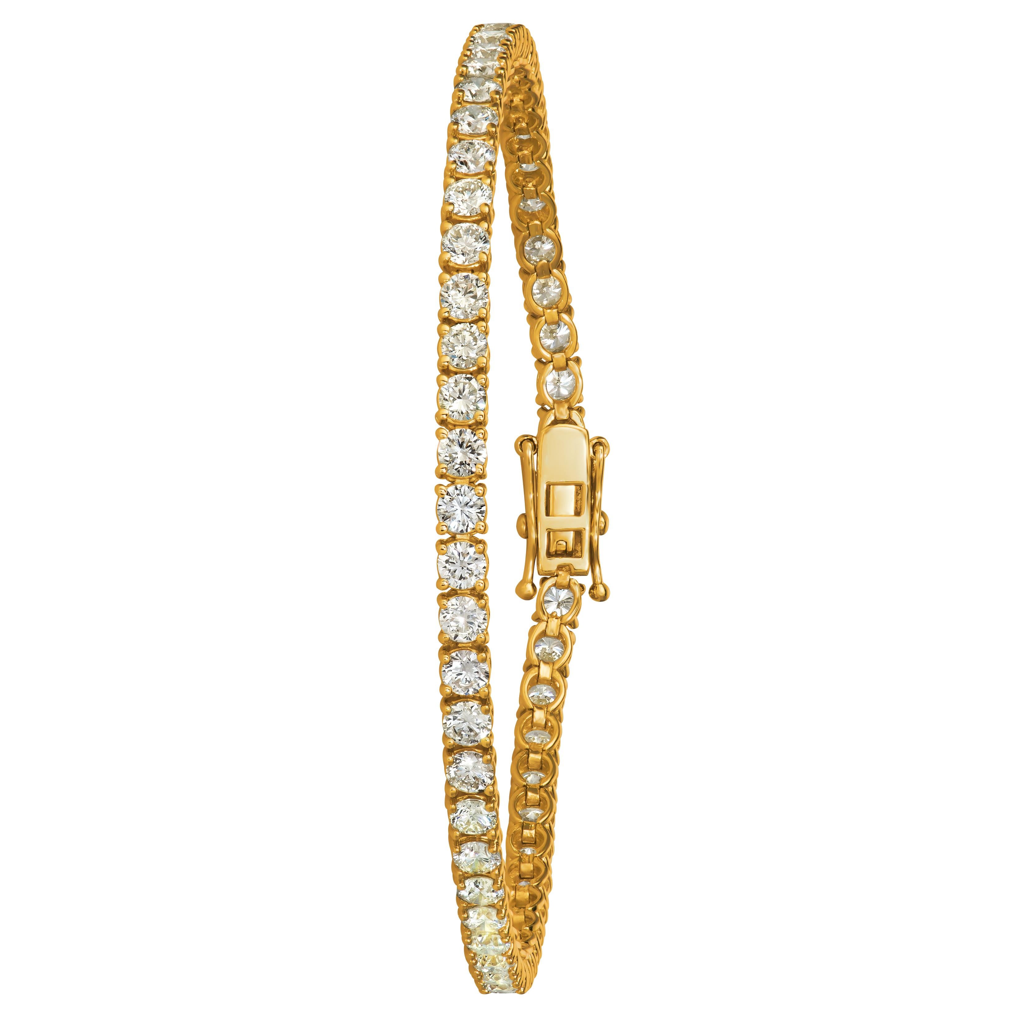 
2.00 Carat Natural Diamond Tennis Bracelet G-H SI 14K Yellow Gold 7'' 84 stone

    100% Natural Diamonds, Not Enhanced in any way Round Cut Diamond Tennis Bracelet 
    2.00CT
    Color G-H 
    Clarity SI  
    14K Yellow Gold, prong style 
    7