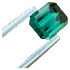 2.00 Carat Natural Loose Lagoon Tourmaline Square Shape Gem For Jewellery