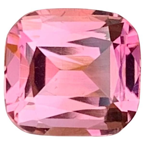 Gema suelta de turmalina rosa natural de 2.00 quilates en forma de cojín