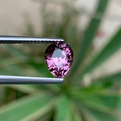 2.00 Carat Natural Loose Purplish Pink Burmese Spinel Stone Pear Cut Gemstone