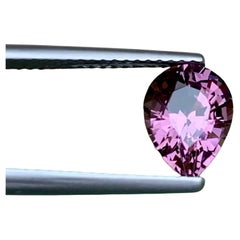 2.00 Carat Natural Loose Purplish Pink Burmese Spinel Stone Pear Cut Gemstone 2.00 Carat Natural Loose Purplish Pink Burmese Spinel Stone Pear Cut Gemstone