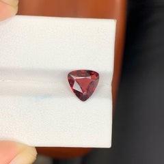 2.00 Carat Natural Loose Red Spinel Stone Trilliant Cut Burmese Gemstone
