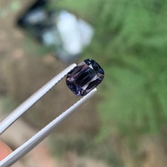 2.00 Carat Natural Loose Violet Blue Spinel Cushion Shape Gemstone