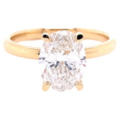 2.00 Carat Oval Diamond Engagement Ring