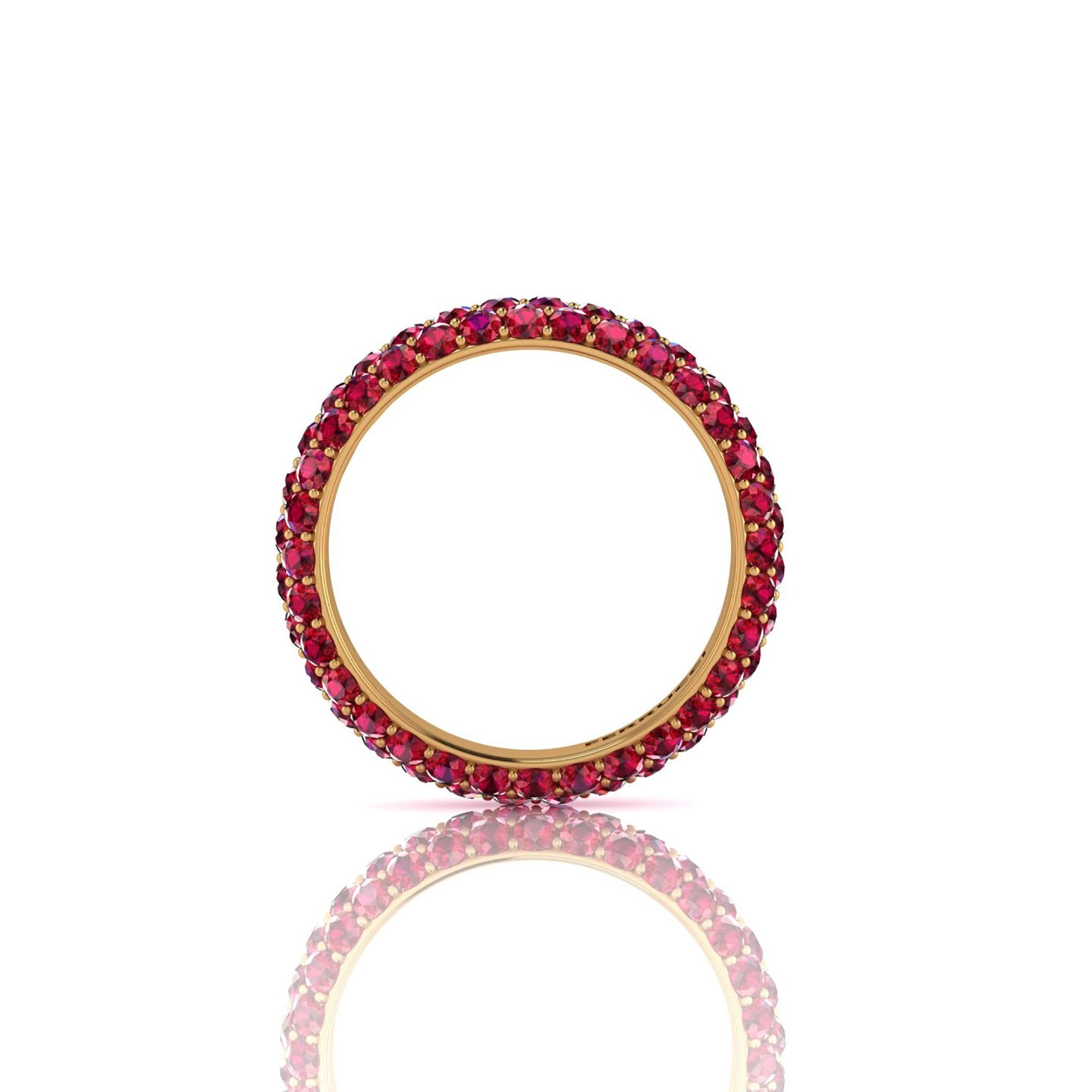 ruby pave ring