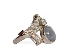 2,00 Karat Saphir Platin Ring