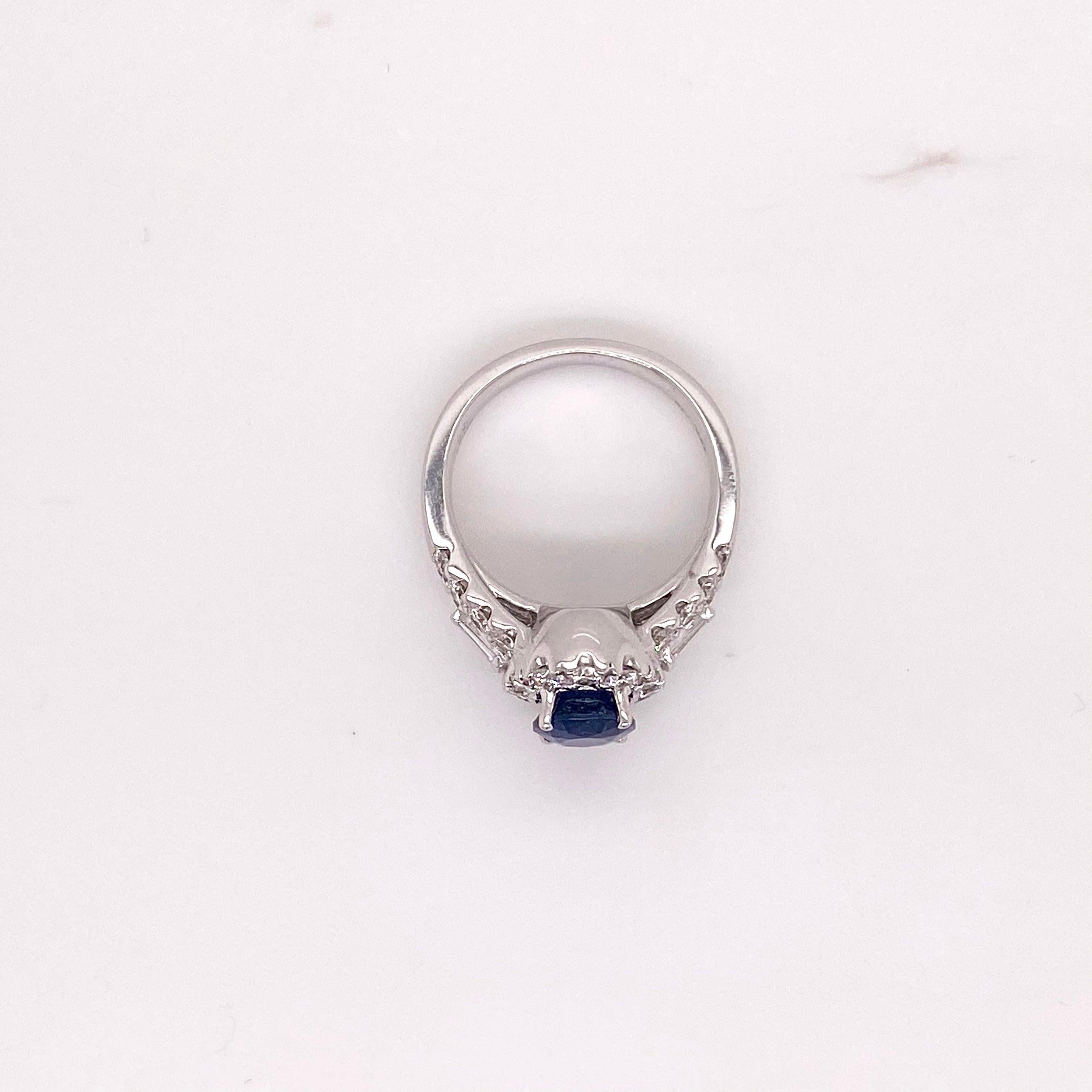 En vente :  Bague en or 18 carats de 2,00 carats avec halo de diamants de 1,00 carat, Ceylan 5