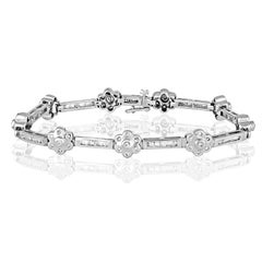 2.00 Carats Diamond Gold Tennis Bracelet