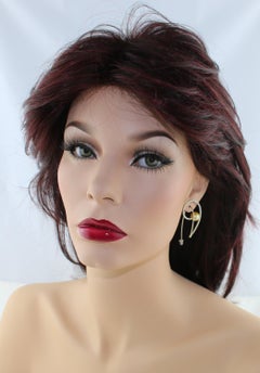 2.00 Carat Diamond Light Golden Yellow South Sea Pearls and Gold Earrings