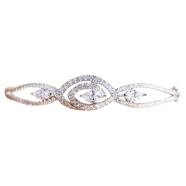 2,00 Carati Diamanti Oro 18K Moderno  Bracciale