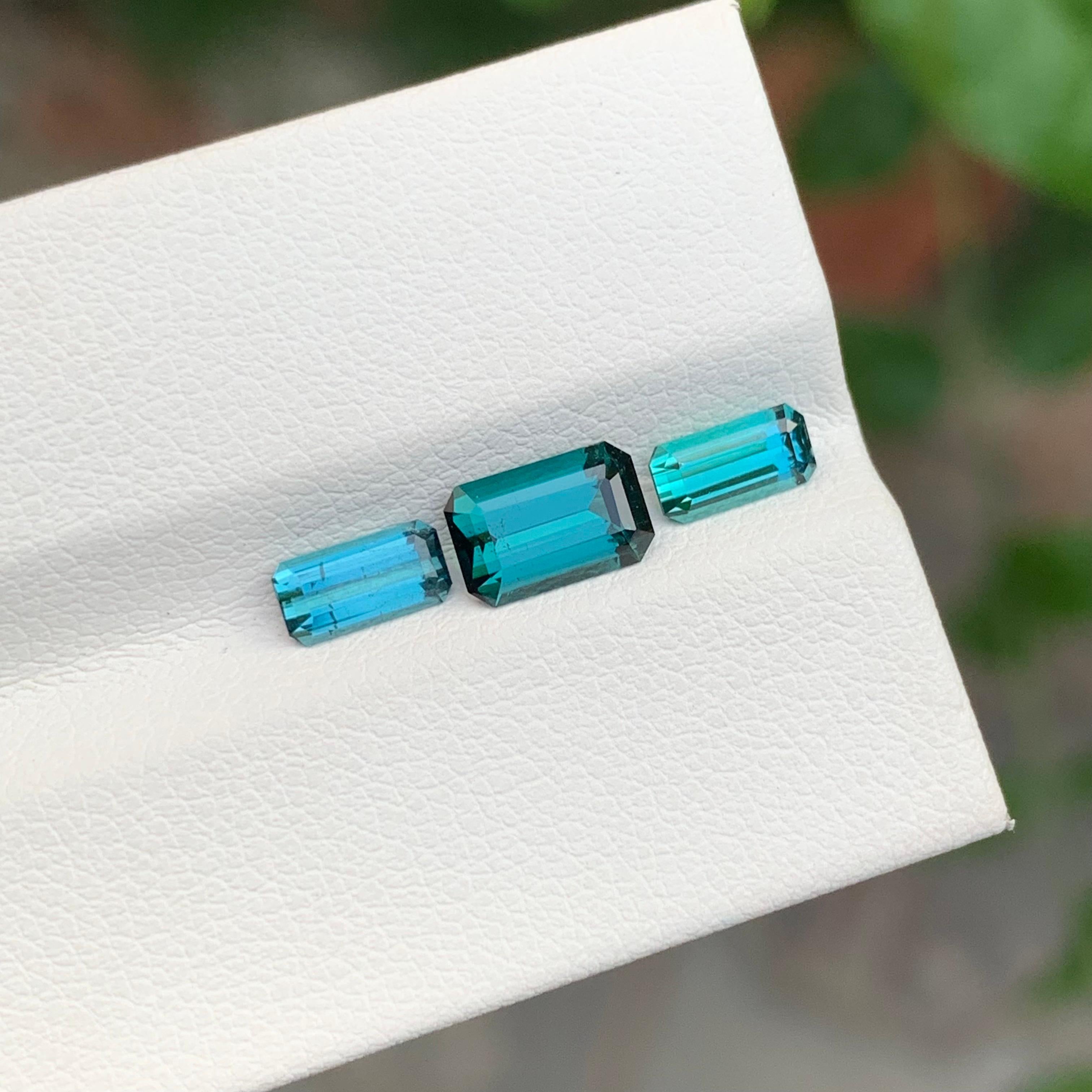 2.00 Carats Glamorous Natural Loose Indicolite Tourmaline Set From Afghanistan For Sale 4