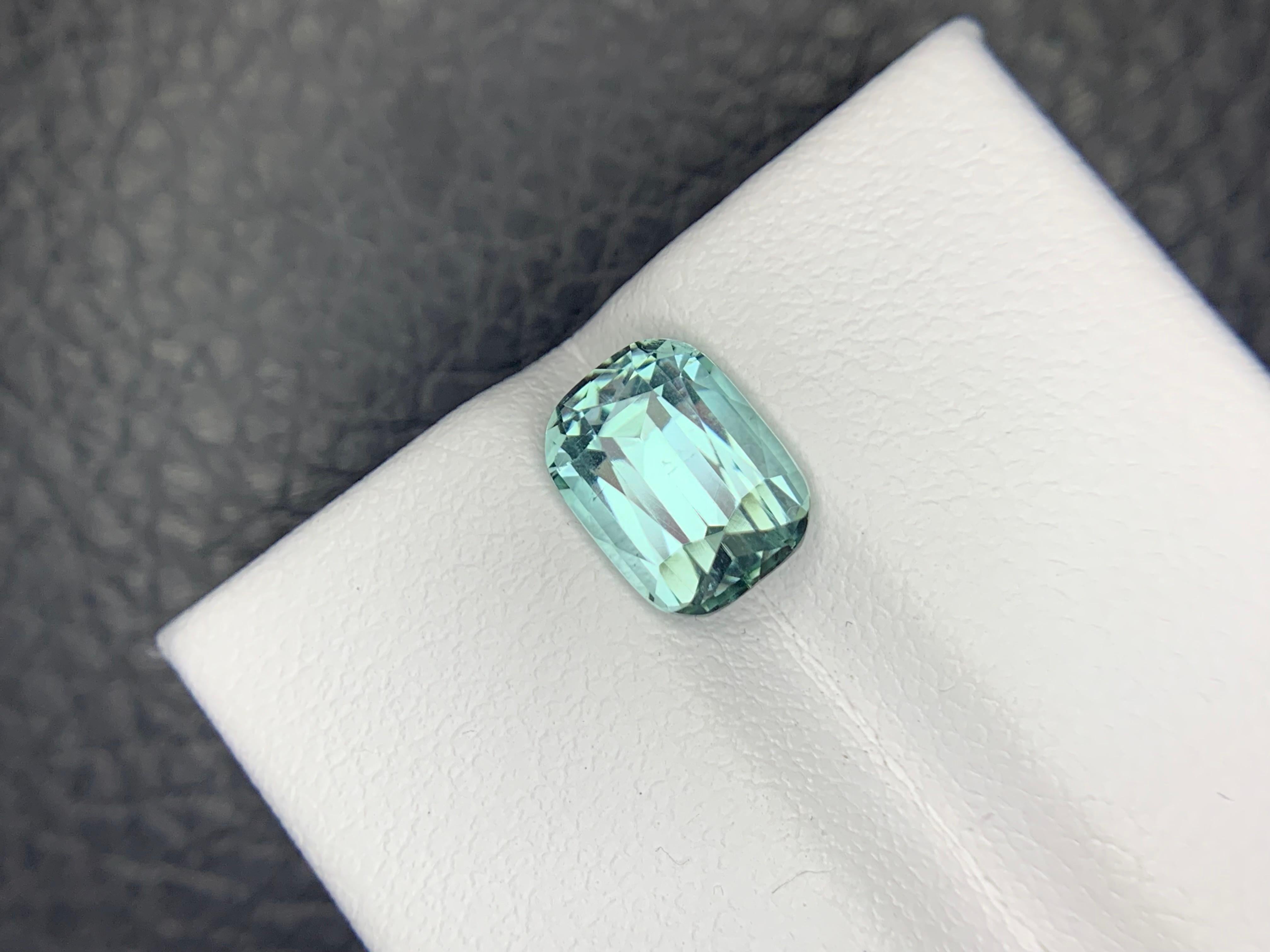 2,00 Karat Natürlicher Meerschaum Turmalin Lose Edelstein Cushion Schliff im Angebot 4