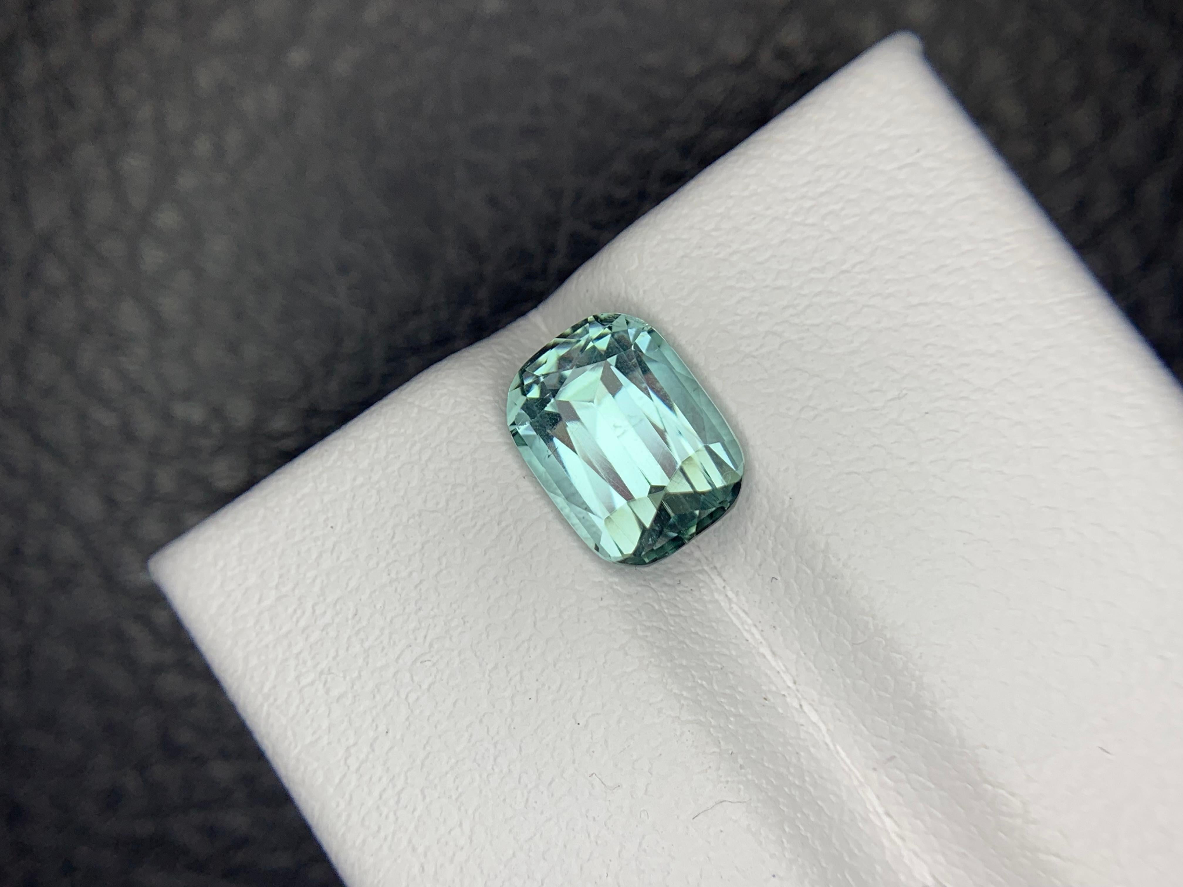 2,00 Karat Natürlicher Meerschaum Turmalin Lose Edelstein Cushion Schliff im Angebot 5