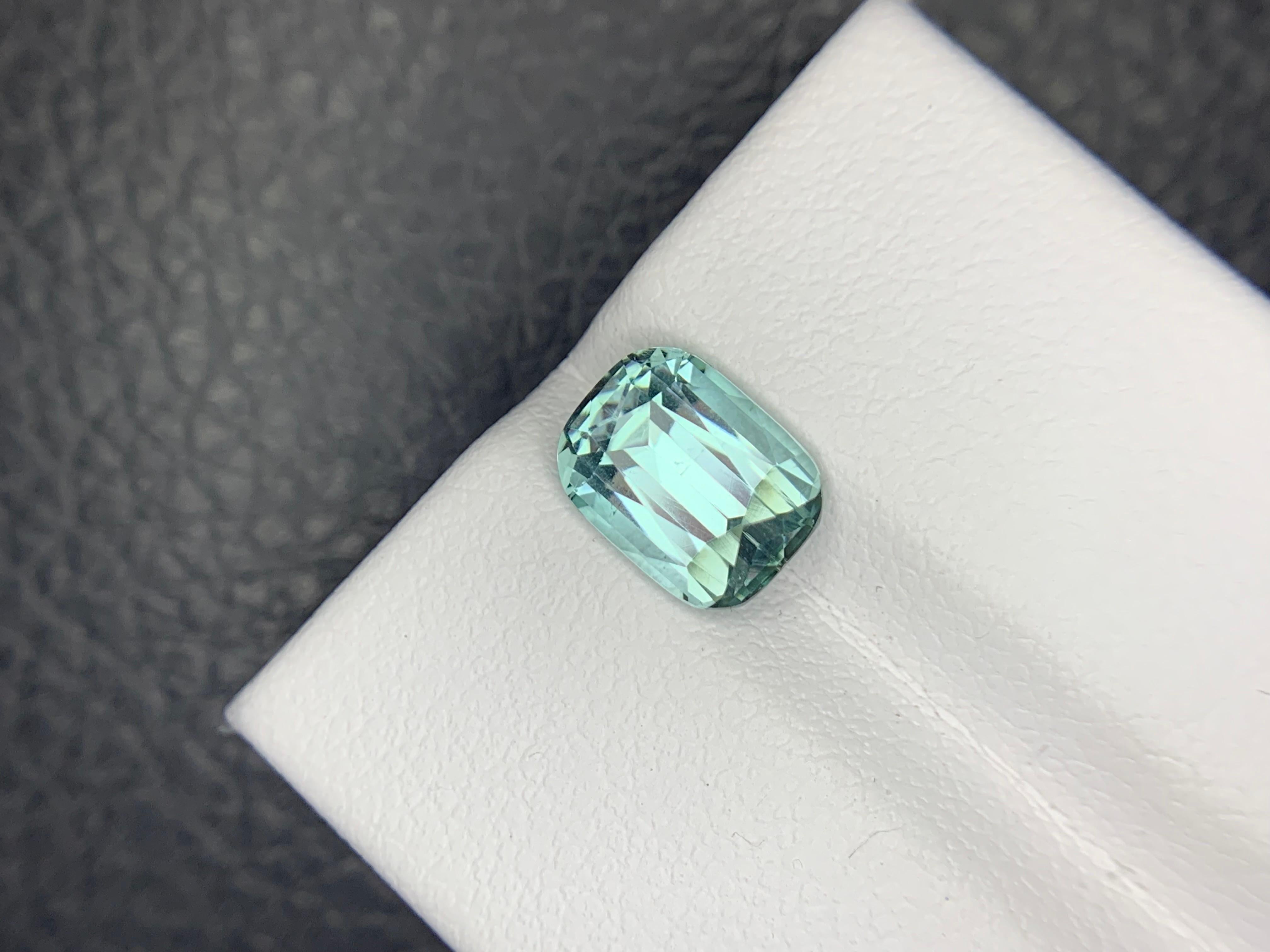 2,00 Karat Natürlicher Meerschaum Turmalin Lose Edelstein Cushion Schliff im Angebot 6