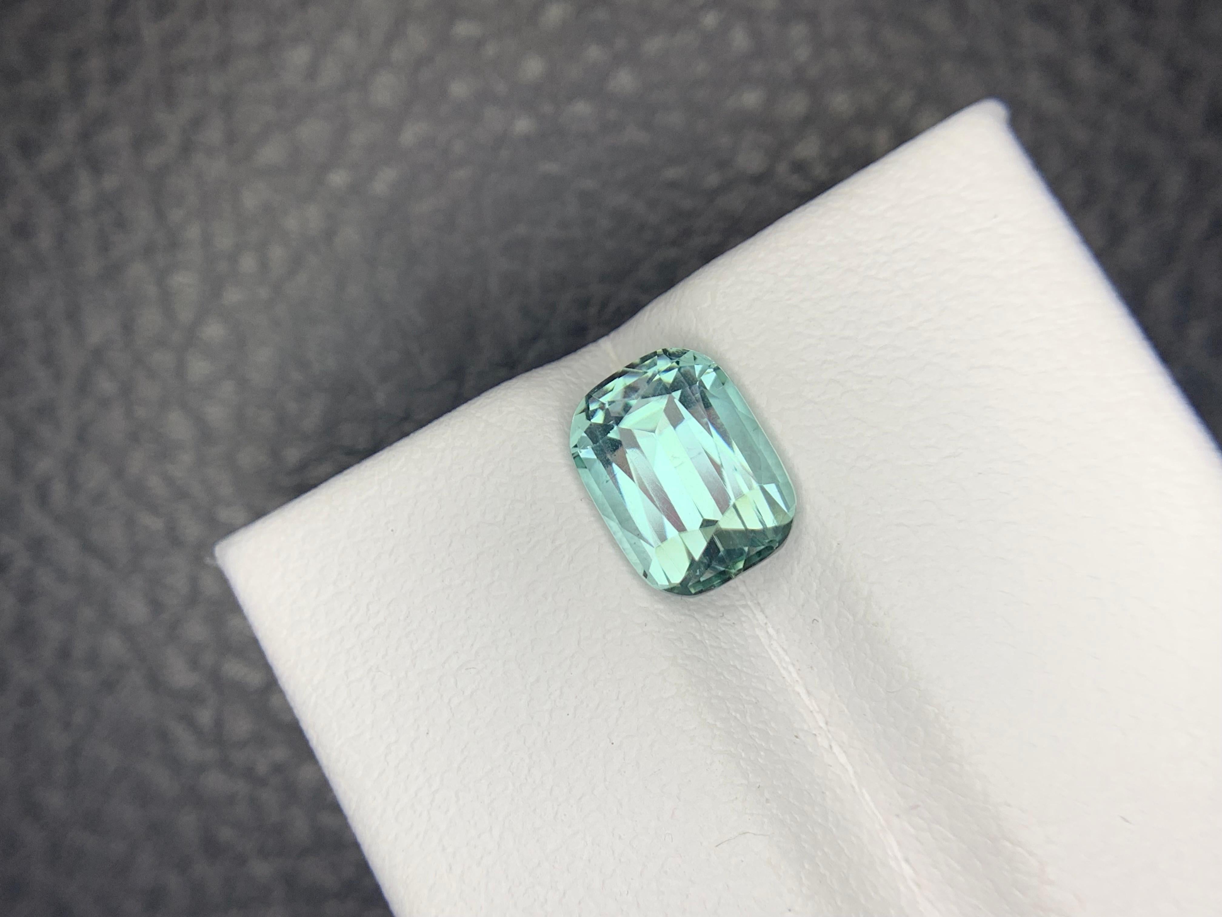 2,00 Karat Natürlicher Meerschaum Turmalin Lose Edelstein Cushion Schliff im Angebot 7