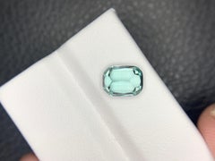 2.00 Carats Natural Sea-foam Tourmaline Loose Gemstone Cushion Cut
