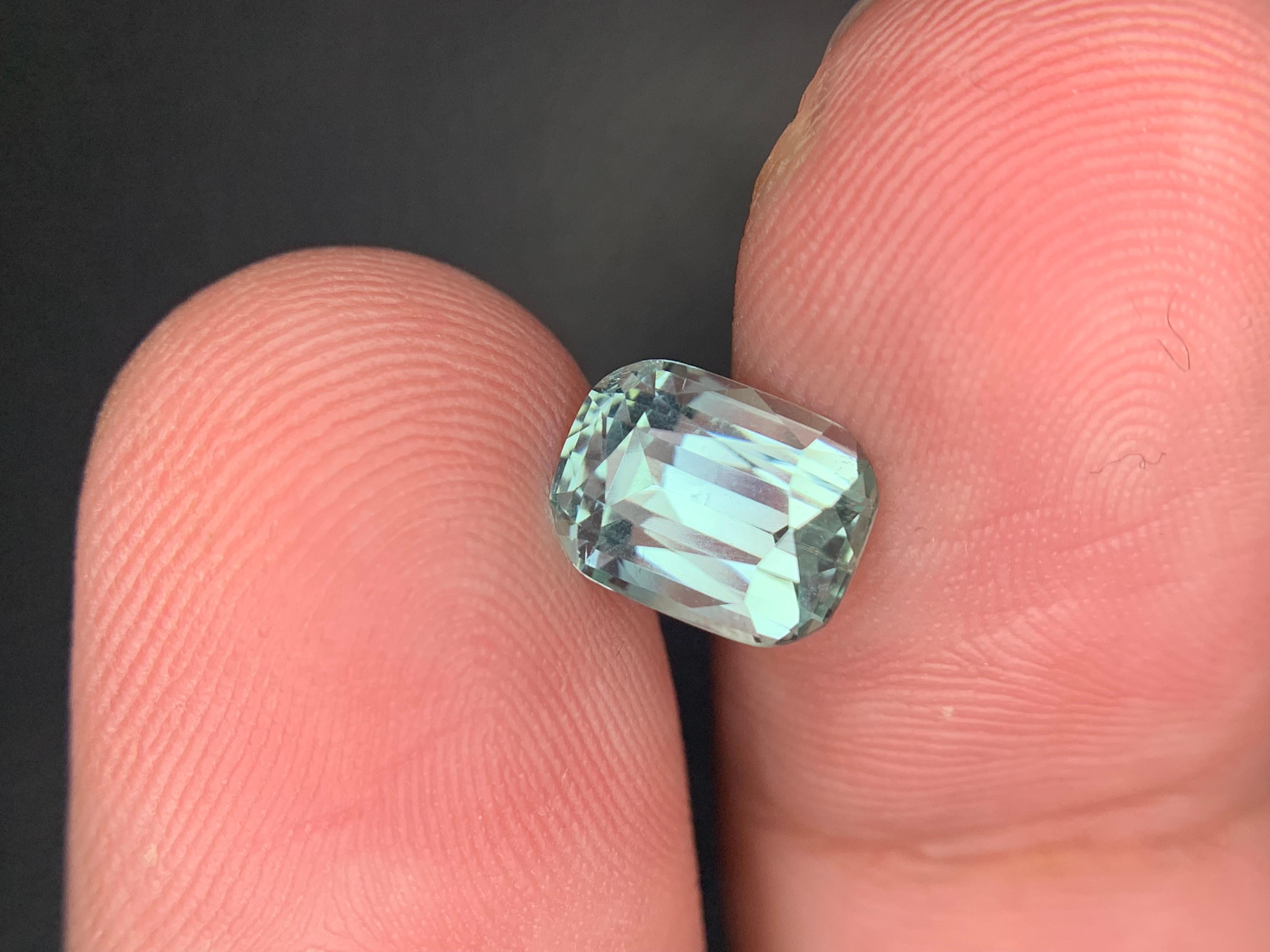 2,00 Karat Natürlicher Meerschaum Turmalin Lose Edelstein Cushion Schliff (Arts and Crafts) im Angebot