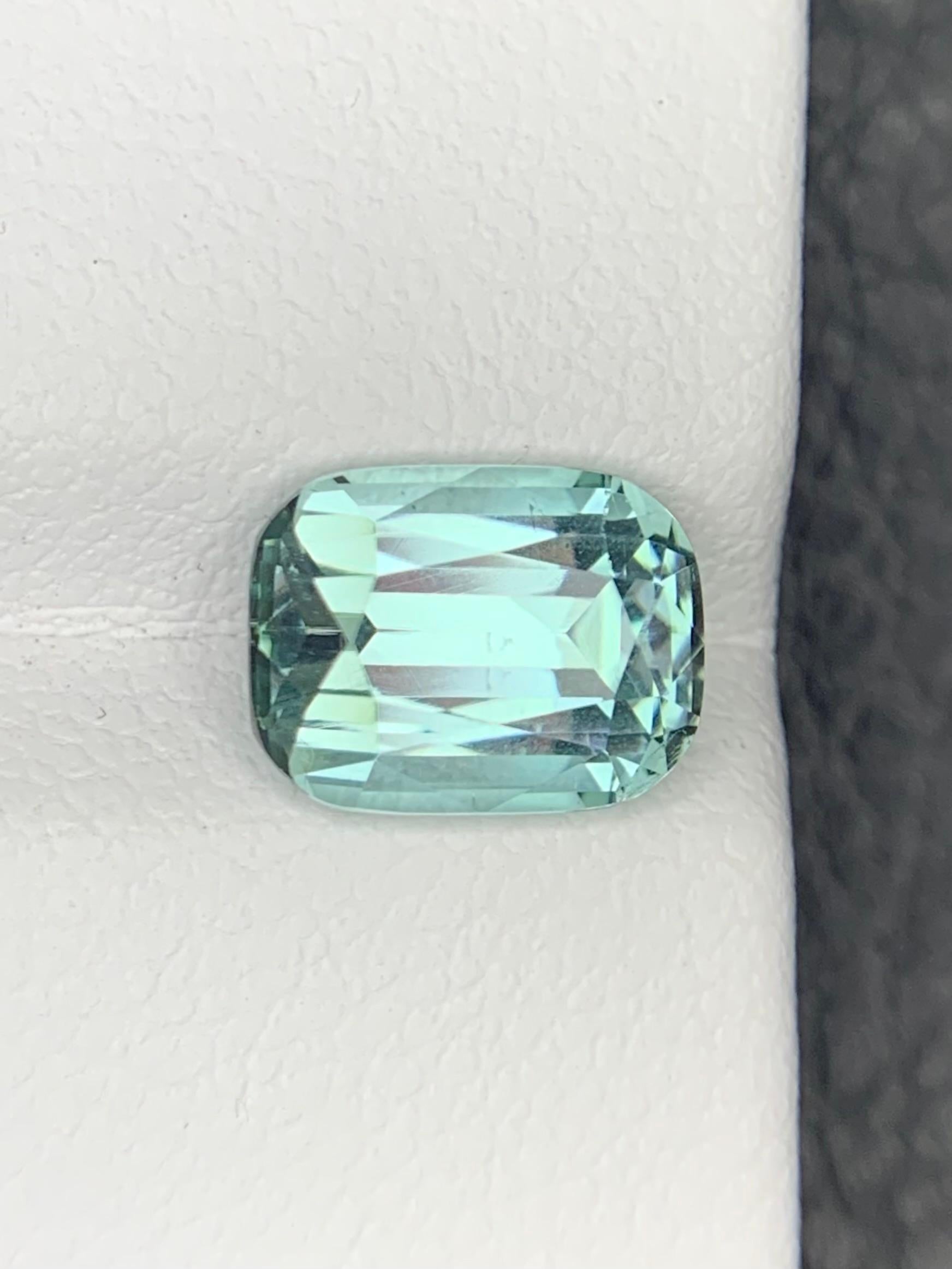 2,00 Karat Natürlicher Meerschaum Turmalin Lose Edelstein Cushion Schliff für Damen oder Herren im Angebot