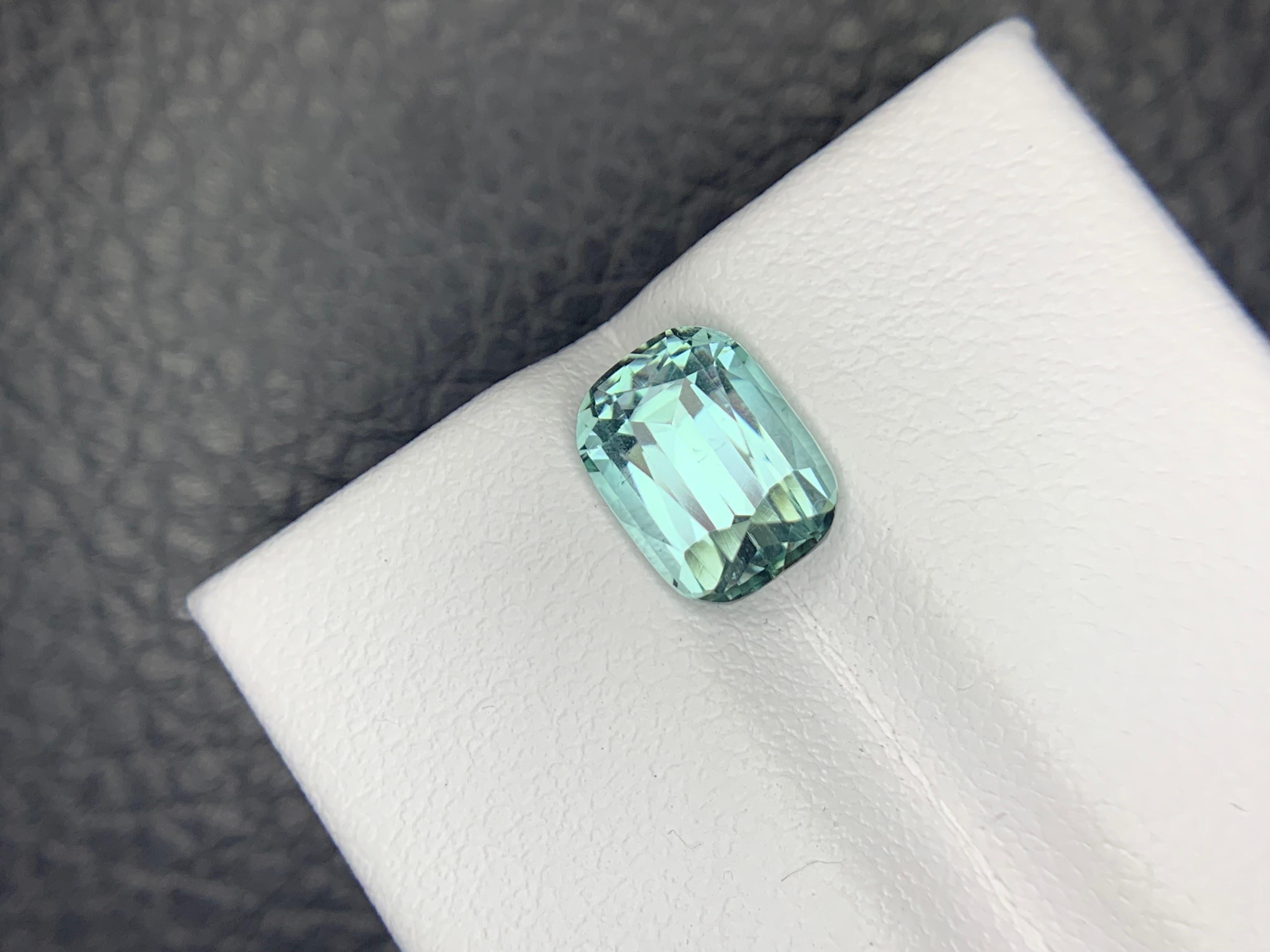 2,00 Karat Natürlicher Meerschaum Turmalin Lose Edelstein Cushion Schliff im Angebot 2