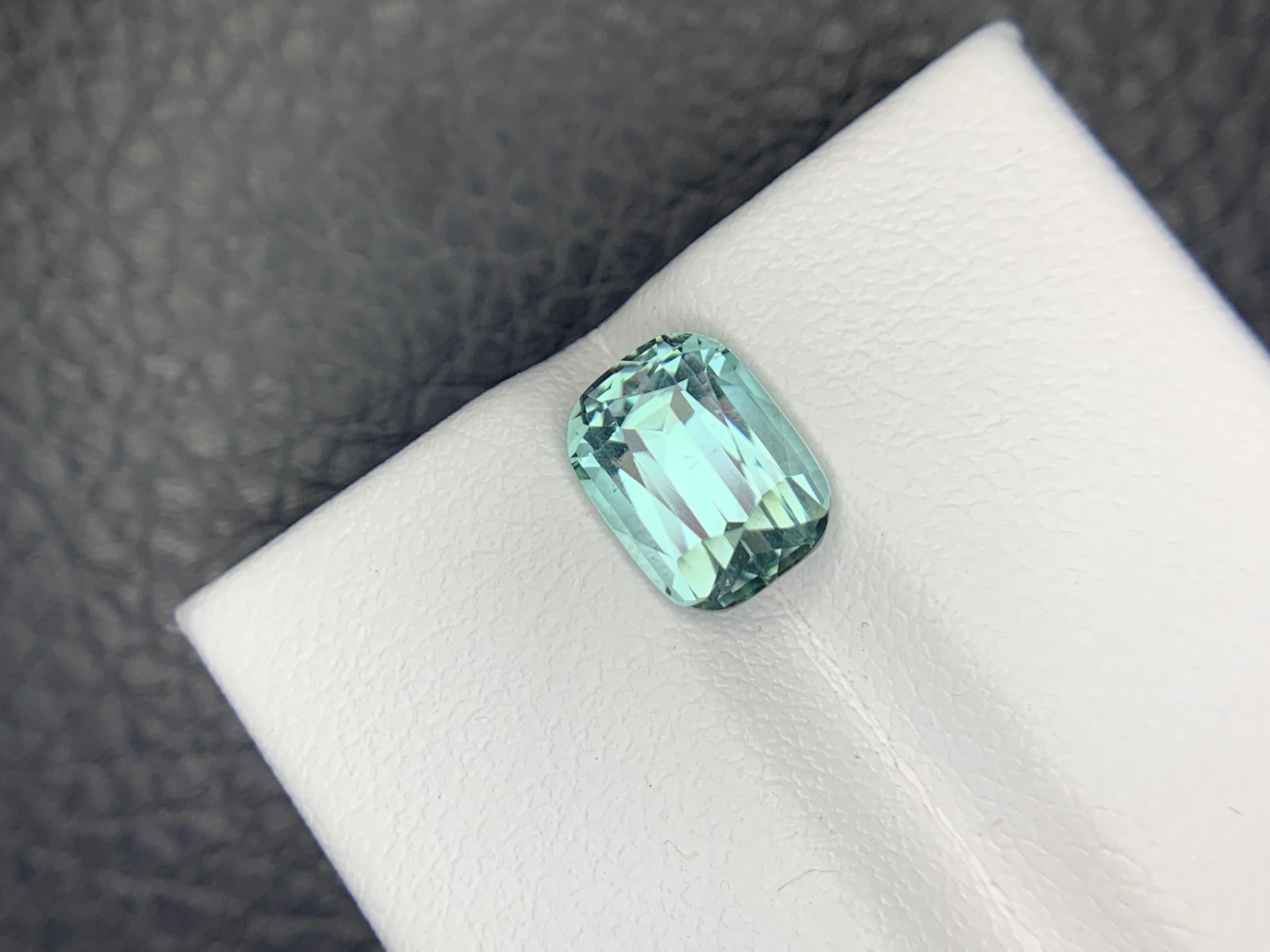 2,00 Karat Natürlicher Meerschaum Turmalin Lose Edelstein Cushion Schliff im Angebot 3