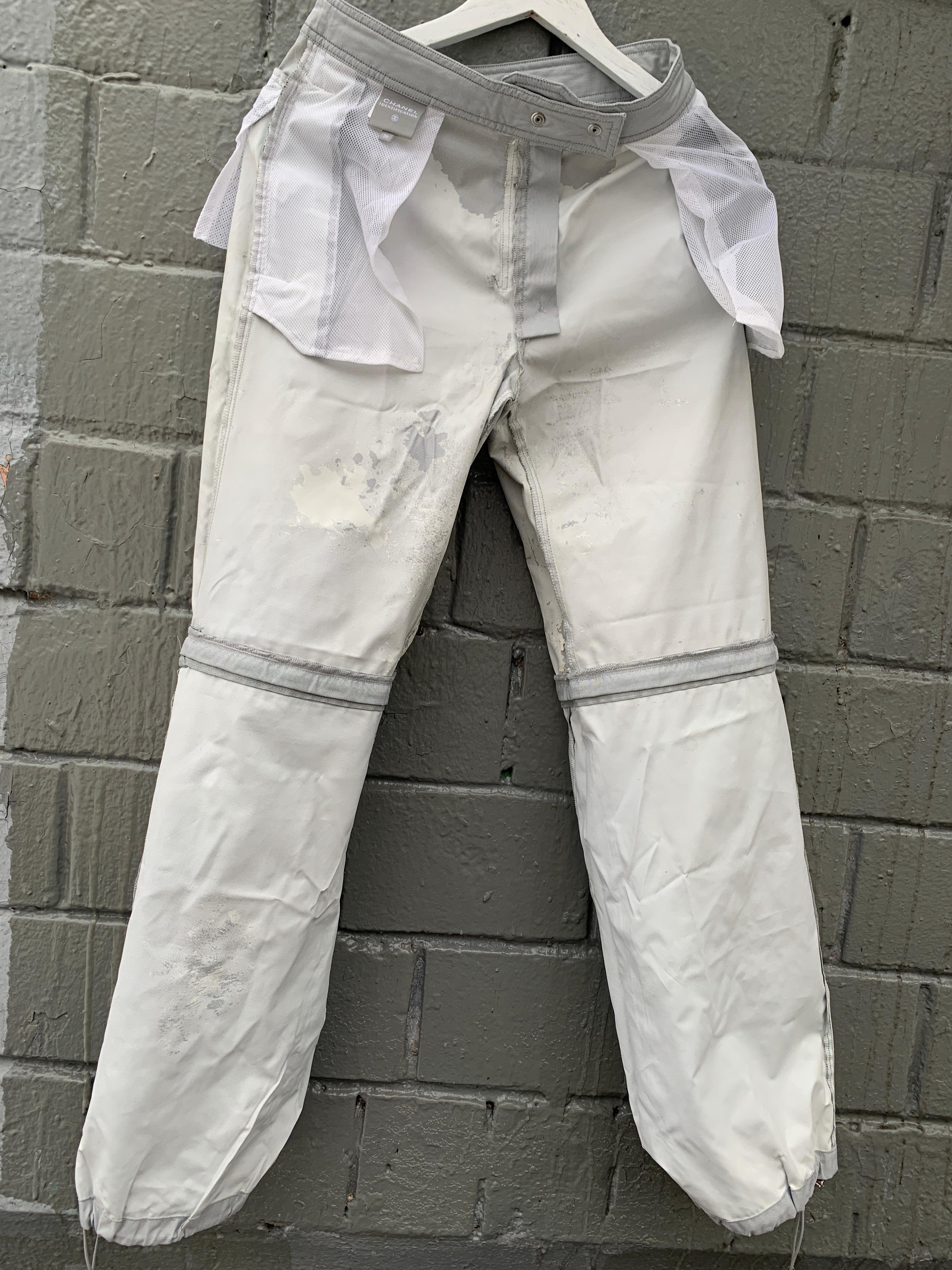 2001 Chanel Convertible Pants / Shorts Wide Leg For Sale 12