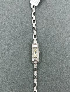 2.00 Carat Art Deco Platinum Rectangular Diamond Automatic Watch – Circa 1920