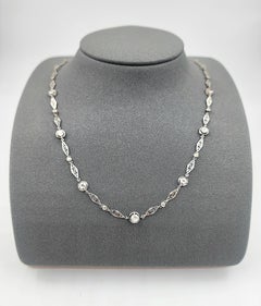 2.00 ct Antique Old Cut Diamond Necklace