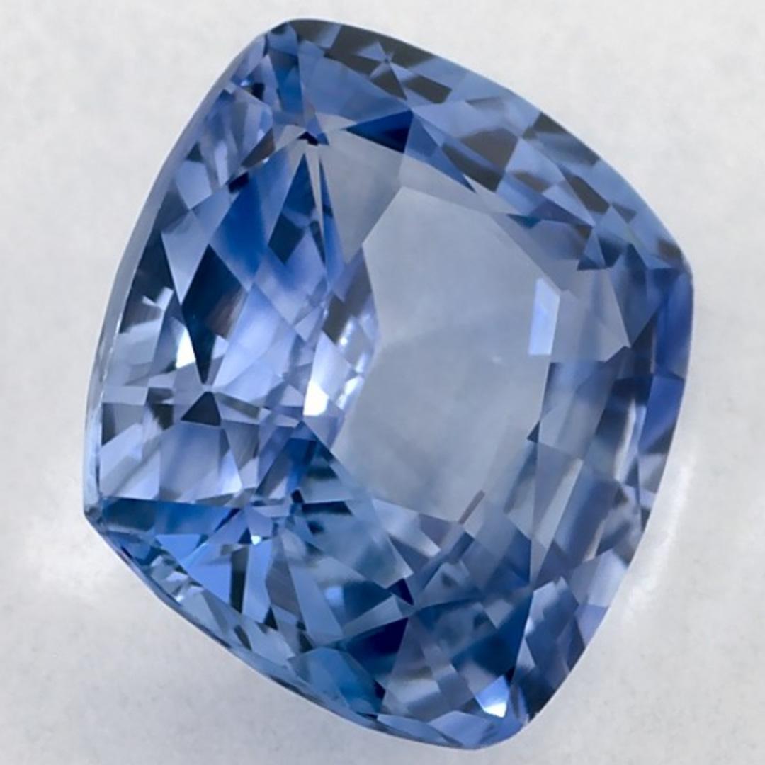 2.00 Karat Blauer Saphir Cushion Loser Edelstein im Angebot 2