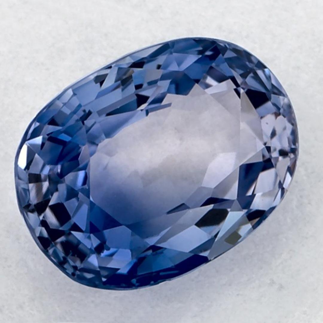 Oval Cut 2.00 Ct Blue Sapphire Oval Loose Gemstone For Sale