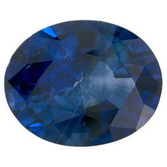 2.00 Ct Blue Sapphire Oval Loose Gemstone