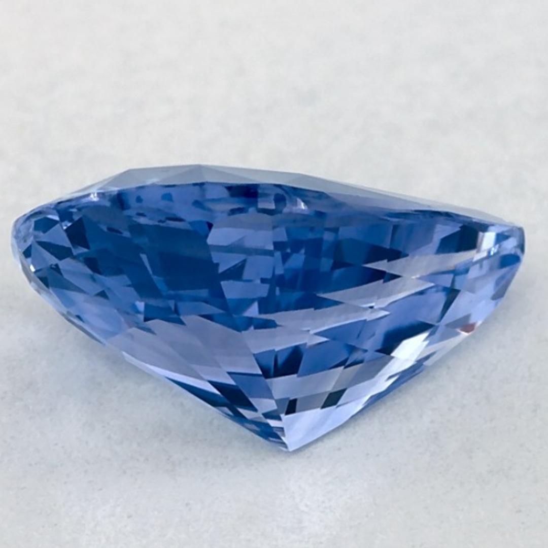 Gema suelta de zafiro azul pera de 2.00 qt en Nuevo estado para la venta en Fort Lee, NJ