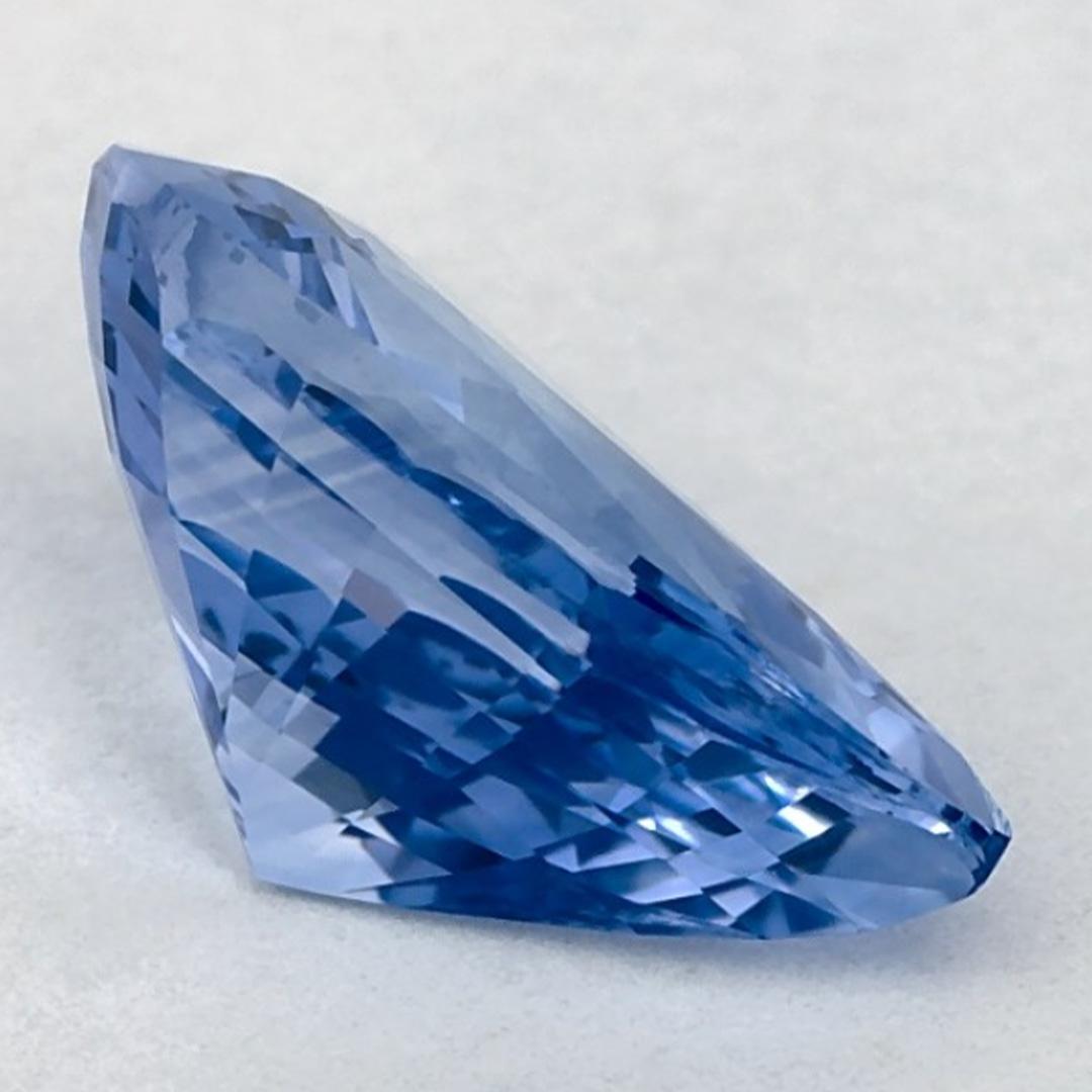 Gema suelta de zafiro azul pera de 2.00 qt en venta 1