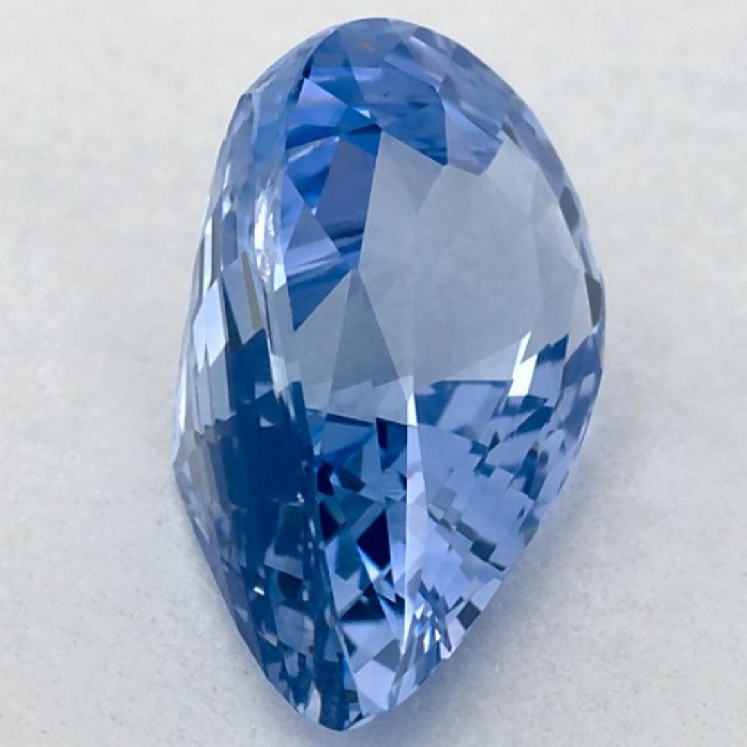 Gema suelta de zafiro azul pera de 2.00 qt en venta 2