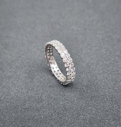 2,00 Karat Doppelreihiger Diamant-Eternity-Ring