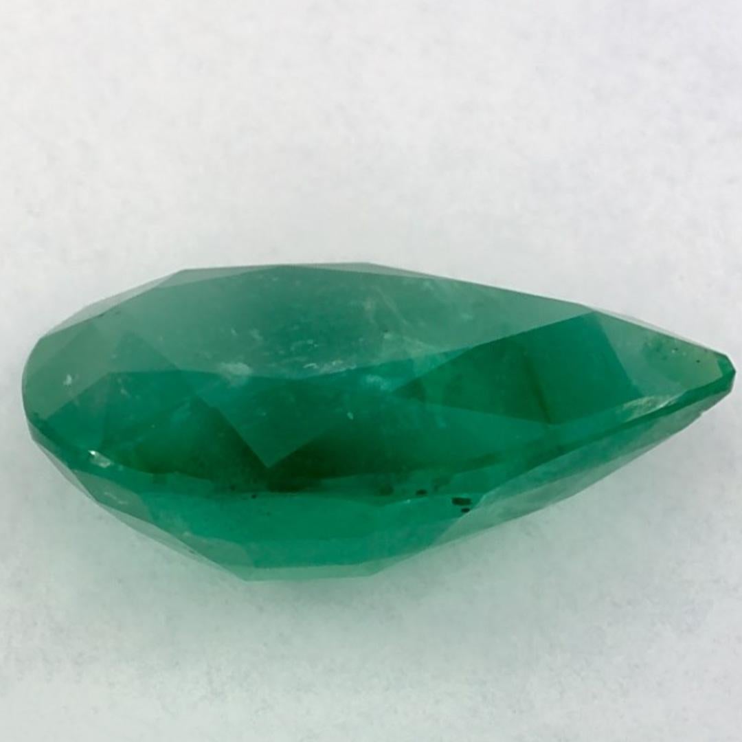 2.00 Ct Emerald Pear Loose Gemstone (pierre précieuse en vrac) Neuf - En vente à Fort Lee, NJ