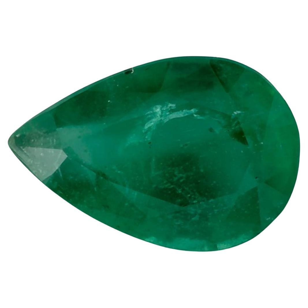 2.00 Ct Emerald Pear Loose Gemstone (pierre précieuse en vrac) en vente