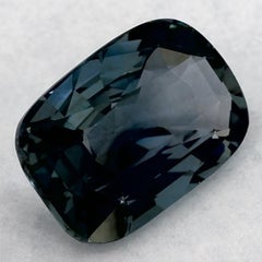 2.00 Ct Green Sapphire Cushion Loose Gemstone